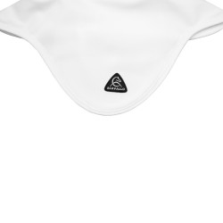 Boné antimoscas Acavallo Sublime em spandex com patch de logótipo em silicone Branco Boné antimoscas Acavallo Sublime em spandex com patch de logótipo em silicone Branco
