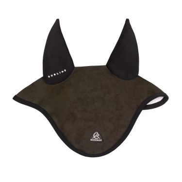 Boné anti-moscas Acavallo Sublime em malha Louvre com patch de logótipo em silicone Castanho