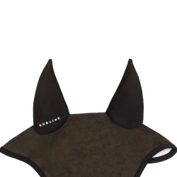 Boné anti-moscas Acavallo Sublime em malha Louvre com patch de logótipo em silicone Castanho