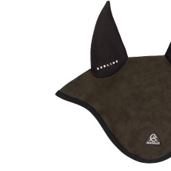 Boné anti-moscas Acavallo Sublime em malha Louvre com patch de logótipo em silicone Castanho