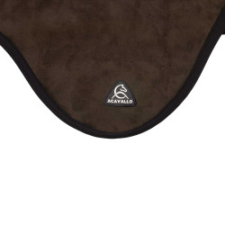 Boné anti-moscas Acavallo Sublime em malha Louvre com patch de logótipo em silicone Castanho