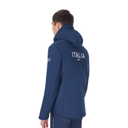 Blusão impermeável masculino Equestro x FISE Blazer marinho Azul-marinho Blusão impermeável masculino Equestro x FISE Blazer marinho Azul-marinho