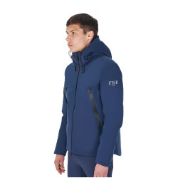 Blusão impermeável masculino Equestro x FISE Blazer marinho Azul-marinho Blusão impermeável masculino Equestro x FISE Blazer marinho Azul-marinho