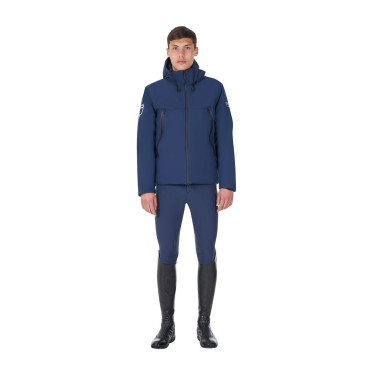Blusão impermeável masculino Equestro x FISE Blazer marinho Azul-marinho Blusão impermeável masculino Equestro x FISE Blazer marinho Azul-marinho