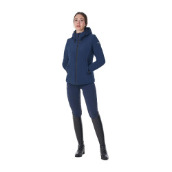 Blusão impermeável feminino Equestro x FISE Blazer marinho Azul-marinho