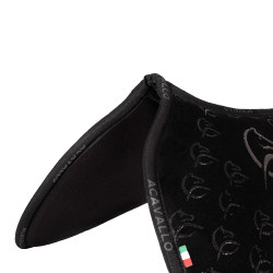 Amortecedor MF JCCS SW-3DS Louvre curtos com grip de silicone Preto