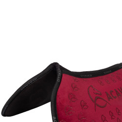 Amortecedor MF JCCS SW-3DS Louvre curtos com grip de silicone Vinho Vermelho