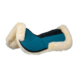 Amortecedor Equestro em elastano com bolsos e forro em pele de carneiro Petróleo / natural Azul Amortecedor Equestro em elastano com bolsos e forro em pele de carneiro Petróleo / natural Azul