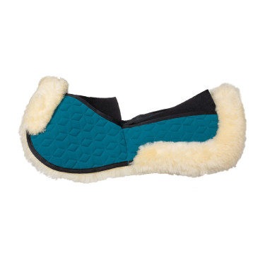 Amortecedor Equestro em elastano com bolsos e forro em pele de carneiro Petróleo / natural Azul Amortecedor Equestro em elastano com bolsos e forro em pele de carneiro Petróleo / natural Azul