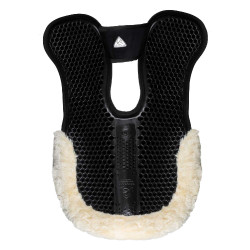 Amortecedor Acavallo para compensar MF-S WFS camurça lã traseira gel hexagonal elevação dianteira Preto / lã natural