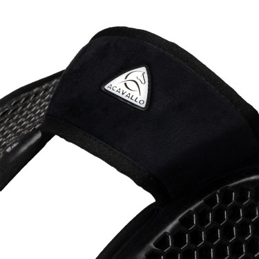 Amortecedor Acavallo para compensar MF-S WFS camurça lã traseira gel hexagonal elevação dianteira Preto / lã natural