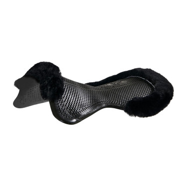 Amortecedor Acavallo Gel NS-S Classic-S recortado plano meia espessura Preto / ovelha preta Amortecedor Acavallo Gel NS-S Classic-S recortado plano meia espessura Preto / ovelha preta