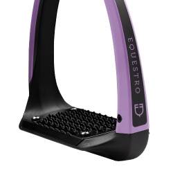 Estribos Supernova Equestro Júnior Dália violeta Preto