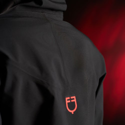 Casaco longo impermeável feminino Equestro Ridertechnology Preto Casaco longo impermeável feminino Equestro Ridertechnology Preto