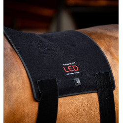 Manta de Terapia por Luz Vermelha LED Horseware Preto / preto