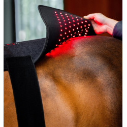 Manta de Terapia por Luz Vermelha LED Horseware Preto / preto