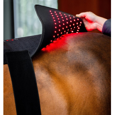 Manta de Terapia por Luz Vermelha LED Horseware Preto / preto