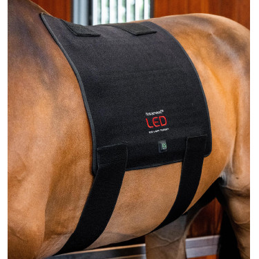 Manta de Terapia por Luz Vermelha LED Horseware Preto / preto