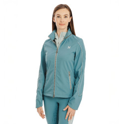 Casaco impermeável Horseware Ascend feminino Verde zimbro Casaco impermeável Horseware Ascend feminino Verde zimbro