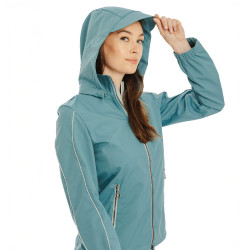 Casaco impermeável Horseware Ascend feminino Verde zimbro Casaco impermeável Horseware Ascend feminino Verde zimbro
