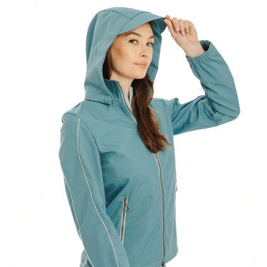 Casaco impermeável Horseware Ascend feminino Verde zimbro Casaco impermeável Horseware Ascend feminino Verde zimbro