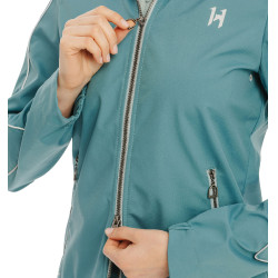 Casaco impermeável Horseware Ascend feminino Verde zimbro Casaco impermeável Horseware Ascend feminino Verde zimbro