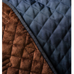 Manta de box Signature 200g Horseware Azul-marinho / castanho / prateado