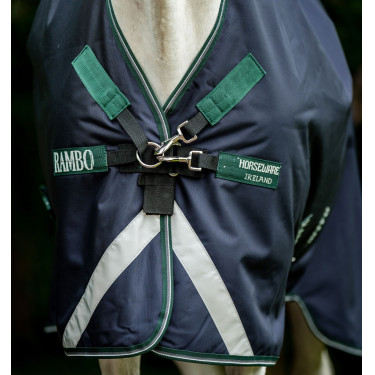 Capa de exterior Rambo 1680D Wug 200 g Marinho / verde caçador / prata Azul-marinho Capa de exterior Rambo 1680D Wug 200 g Marinho / verde caçador / prata Azul-marinho
