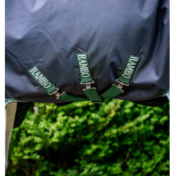 Capa de exterior Rambo 1680D Wug 200 g Marinho / verde caçador / prata Azul-marinho Capa de exterior Rambo 1680D Wug 200 g Marinho / verde caçador / prata Azul-marinho