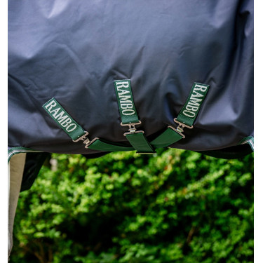 Capa de exterior Rambo 1680D Wug 200 g Marinho / verde caçador / prata Azul-marinho Capa de exterior Rambo 1680D Wug 200 g Marinho / verde caçador / prata Azul-marinho