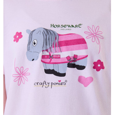 T-shirt infantil de equitação Horseware Crafty Pony T-shirt infantil de equitação Horseware Crafty Pony