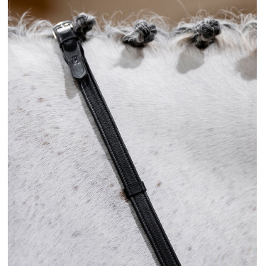 Rendas de salto Horseware com batentes Castanho