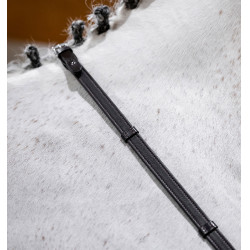 Rendas de salto Horseware com batentes Castanho