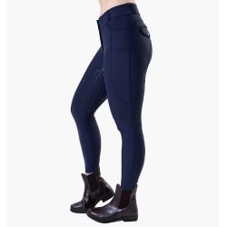 Calças de equitação Horseware Flexfit inverno full grip mulher Marinho Azul-marinho