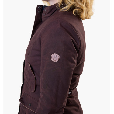 Casaco equestre feminino encerado Horseware Newmarket Casaco equestre feminino encerado Horseware Newmarket