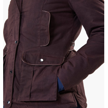 Casaco equestre feminino encerado Horseware Newmarket Casaco equestre feminino encerado Horseware Newmarket
