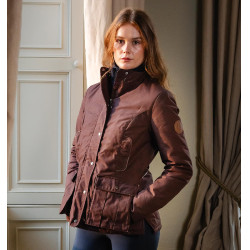 Casaco equestre feminino encerado Horseware Newmarket Casaco equestre feminino encerado Horseware Newmarket