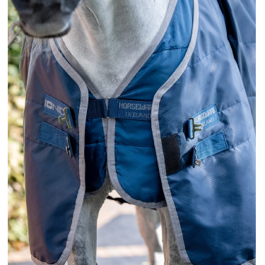 Forro Ionic Therapy Horseware 200g Azul imperial / prata e marinho