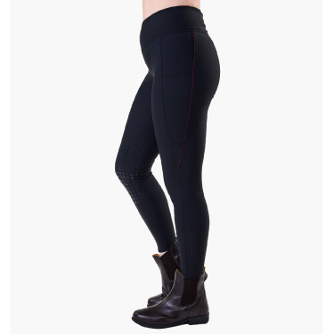 Legging Optifit inverno Horseware com grip nos joelhos para mulher Preto