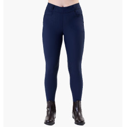 Legging Easefit Hybrid Horseware aderência nos joelhos mulher Marinho Azul-marinho