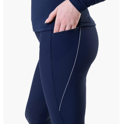 Legging Easefit Hybrid Horseware aderência nos joelhos mulher Marinho Azul-marinho