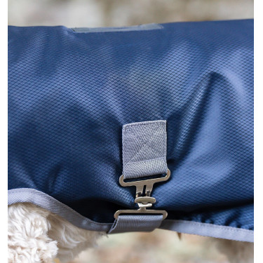 Manta terapêutica para cão Horseware Ionic 50g Azul imperial / prata e marinho