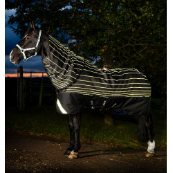 Manta Horseware Amigo 1200D FieldSafe Reflectech Plus Turnout 0g Preto / preto refletor