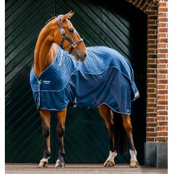 Manta de secagem de transporte Horseware Signature Marinho Azul-marinho