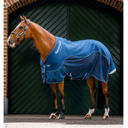 Manta de secagem de transporte Horseware Signature Marinho Azul-marinho