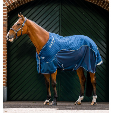 Manta de secagem de transporte Horseware Signature Marinho Azul-marinho