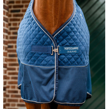 Manta de secagem de transporte Horseware Signature Marinho Azul-marinho
