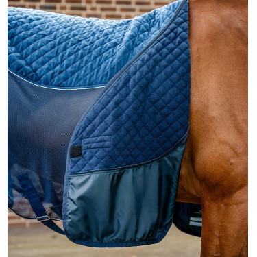 Manta de secagem de transporte Horseware Signature Marinho Azul-marinho