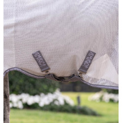 Camisa antimoscas para pônei Amigo® Bug Rug Plus Prata / cinza titânio / prata Camisa antimoscas para pônei Amigo® Bug Rug Plus Prata / cinza titânio / prata