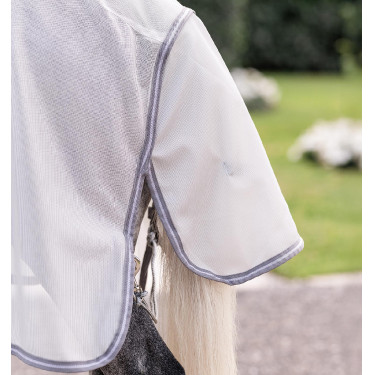 Camisa antimoscas para pônei Amigo® Bug Rug Plus Prata / cinza titânio / prata Camisa antimoscas para pônei Amigo® Bug Rug Plus Prata / cinza titânio / prata